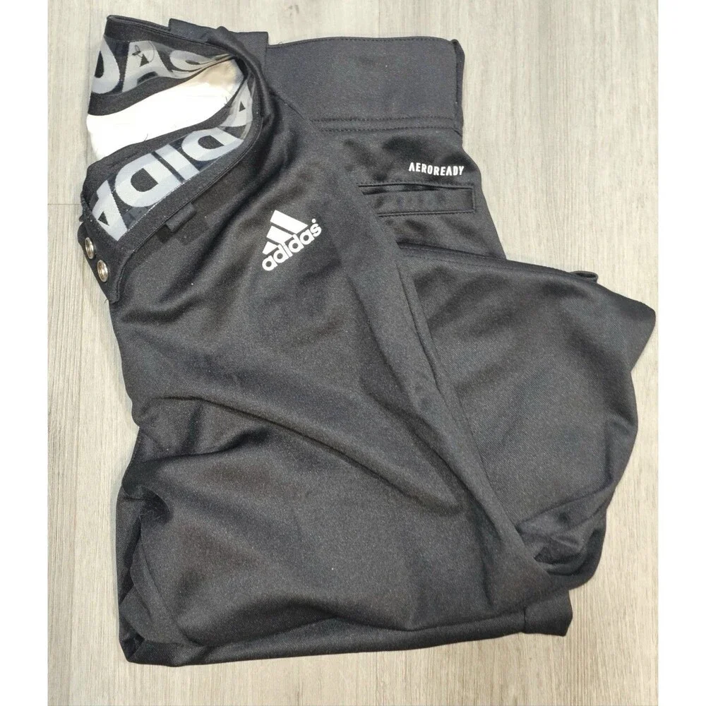 YOUTH Adidas Baseball Aeroready Pants Black Size Youth Large